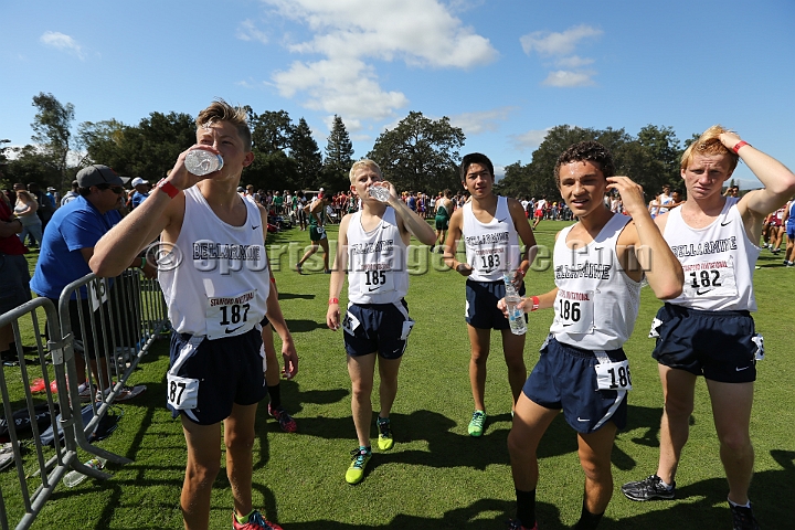 2014StanfordSeededBoys-578.JPG - Seeded boys race at the Stanford Invitational, September 27, Stanford Golf Course, Stanford, California.